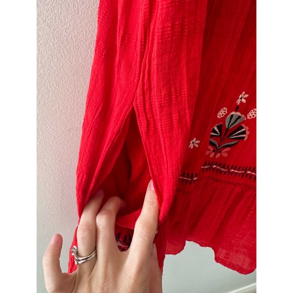 Knox Rose Red Embroidered Mini Dress - Picture 5 of 7